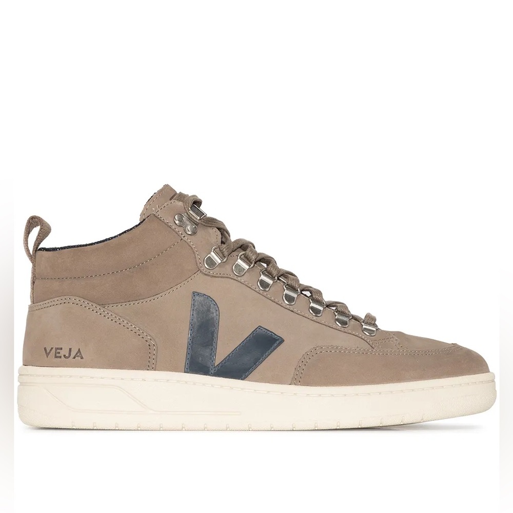 Veja Brown Mens Nubuck Roraima Mid-Top Hiker Sneakers  12 EU 46
